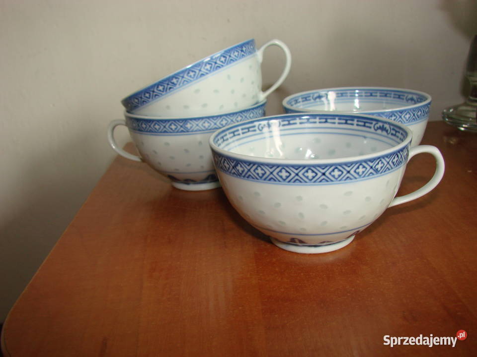 chińska ryżowa porcelana filiżanka Pruszcz Gdański