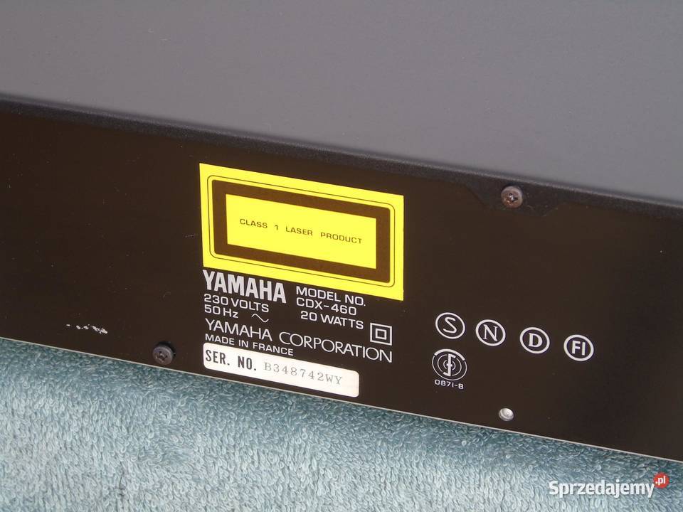 CD Yamaha CDX460E sprawny i ładny WYSYŁKA Odtwarzacze CD i MD Jasło