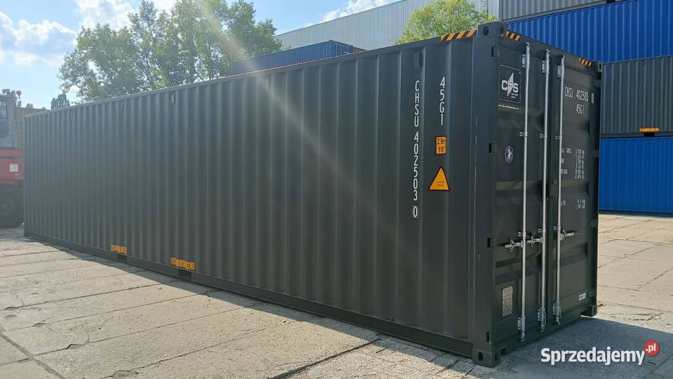 Kontener Morski Magazynowy 40HC nowy One Way 12m Warszawa