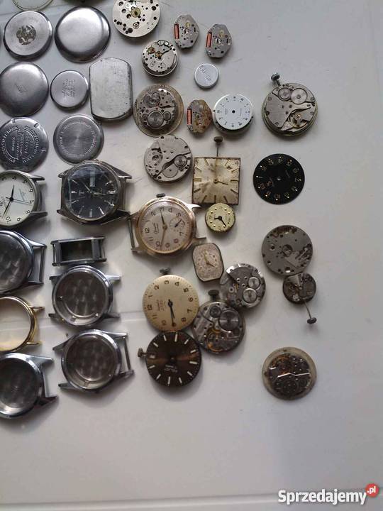 Koperty i różne części do różnych zegarków Zegarki