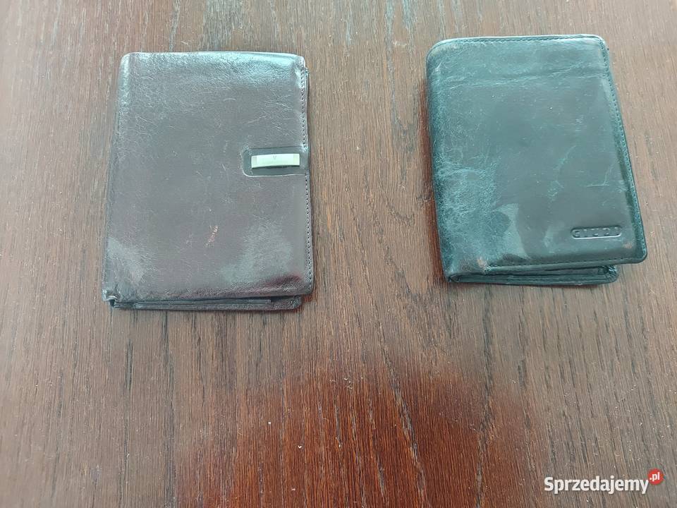używane portfele męskie czarny brązowy Galanteria i dodatki kujawsko-pomorskie