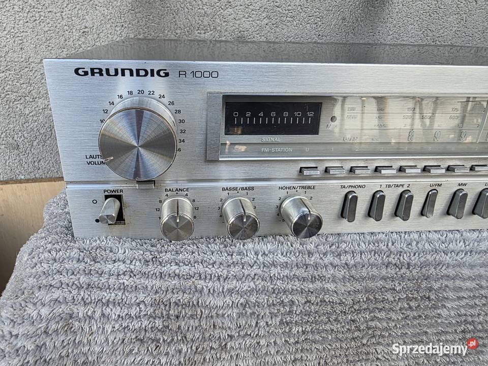 super ampli stereo grundig r1000 mega bas Chełm Śląski