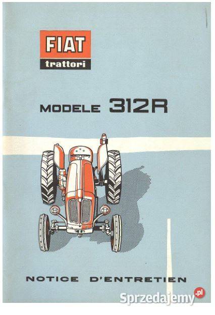 Fiat 312R 480 instrukcja obsługi Kielce