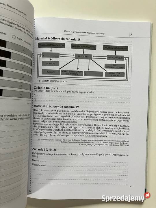 Testy i arkusze maturalne z wosu koss/woss Miękinia