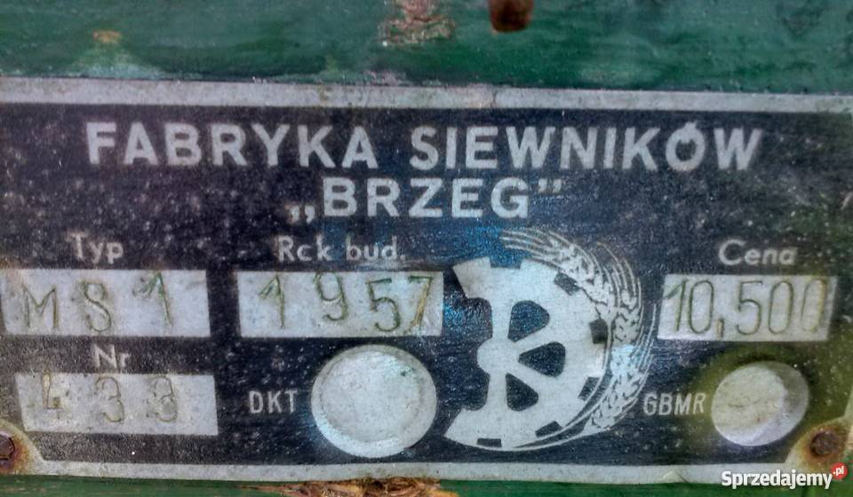 Młocarnia MS1 z 1957r STAN łódzkie Pratków