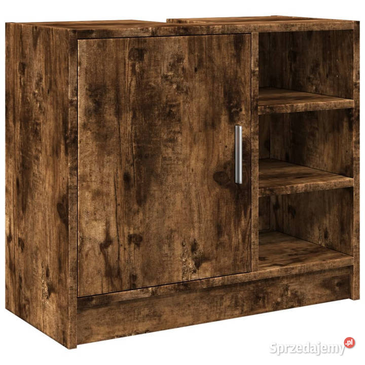 Szafka pod umywalkę przydymiony dąb 63x29x55