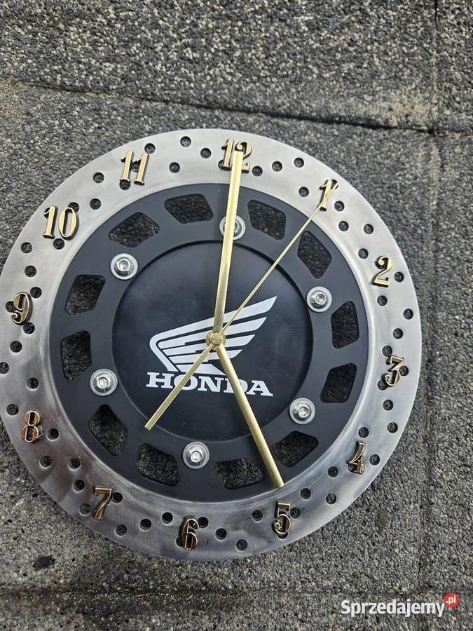 Zegar z tarczy hamulcowej motocyklowej yamaha lubelskie Parczew sprzedam