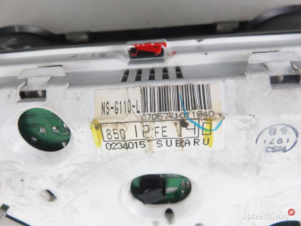 LICZNIK SUBARU IMPREZA II 16 AWD 85012FE140 osobowe