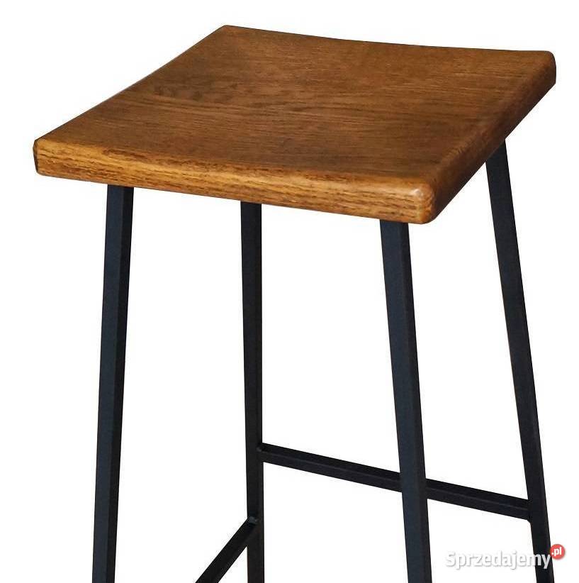 WYPRZEDAŻ Z WYSTAWY Hoker wysoki LOFT Dąb 32cm Toruń