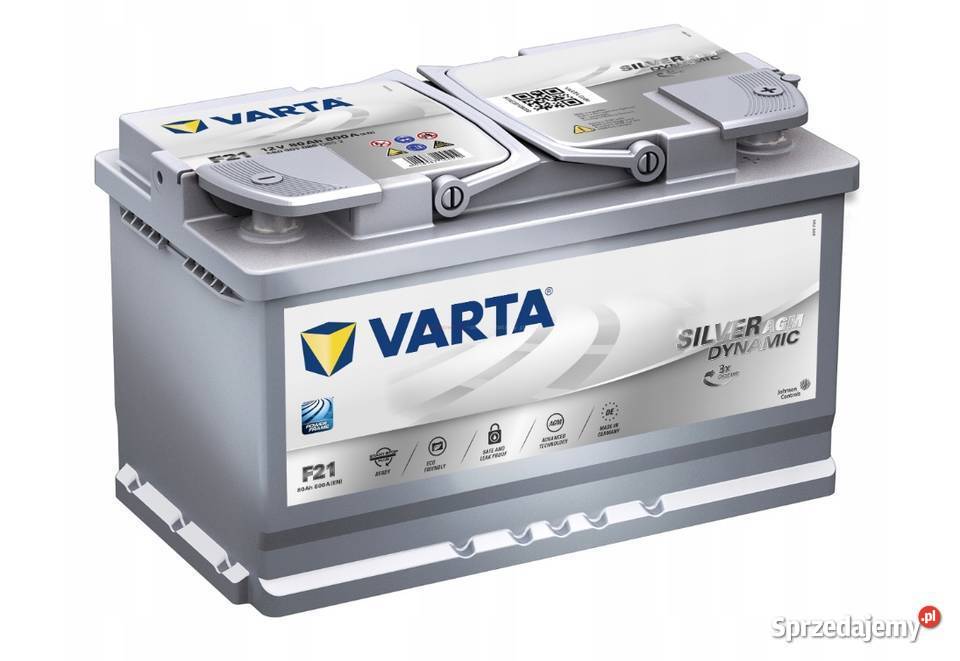 VARTA Silver Dynamic AGM STARTSTOP F21 80Ah 800A Toruń