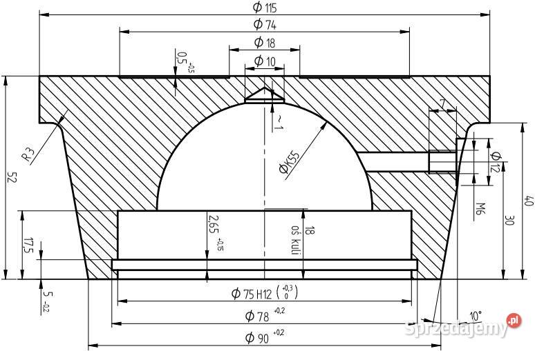 Gniazdo do Siłownika Hydraulicznego ST5 1850 fi Solec Kujawski sprzedam