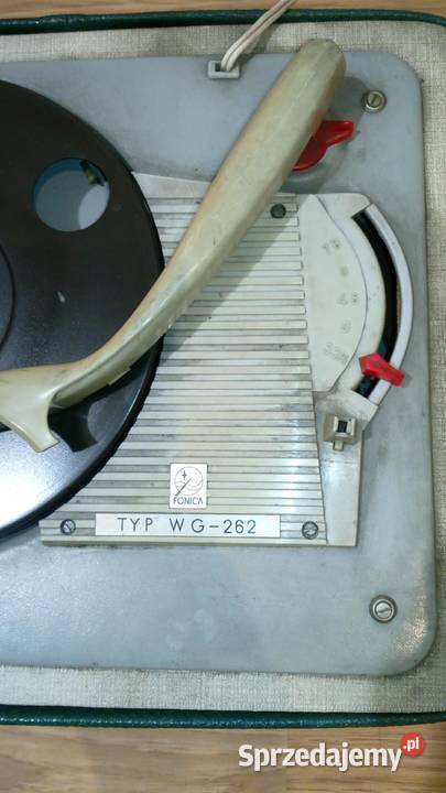 Stary kultowy gramofon adapter Fonica WG262 z śląskie Dobieszowice
