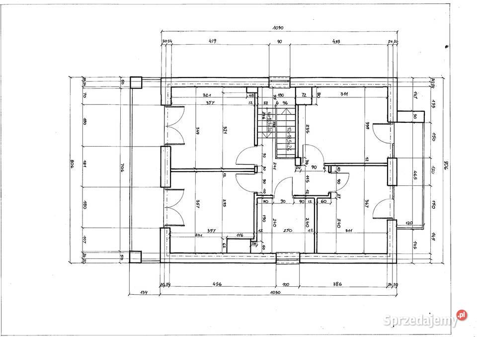 Rysunek techniczny odręczny rapidograf kalka CAD