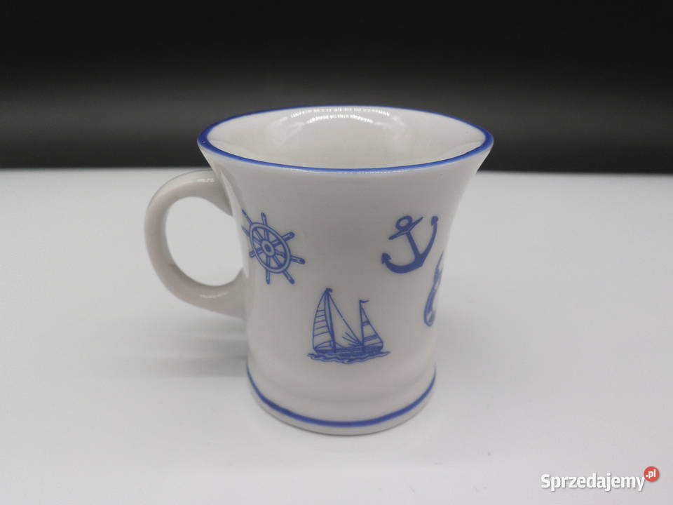 Marynarski Porcelanowy Kieliszek do Szotów Raszków