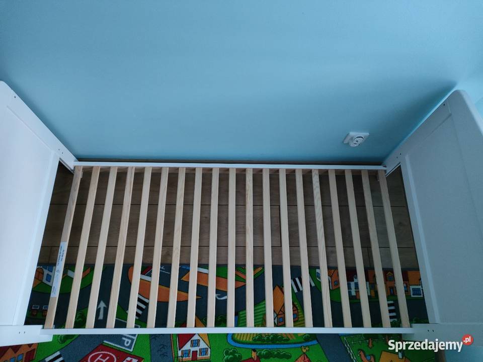Drewniane łóżeczko 140x70 z materacem Lublin
