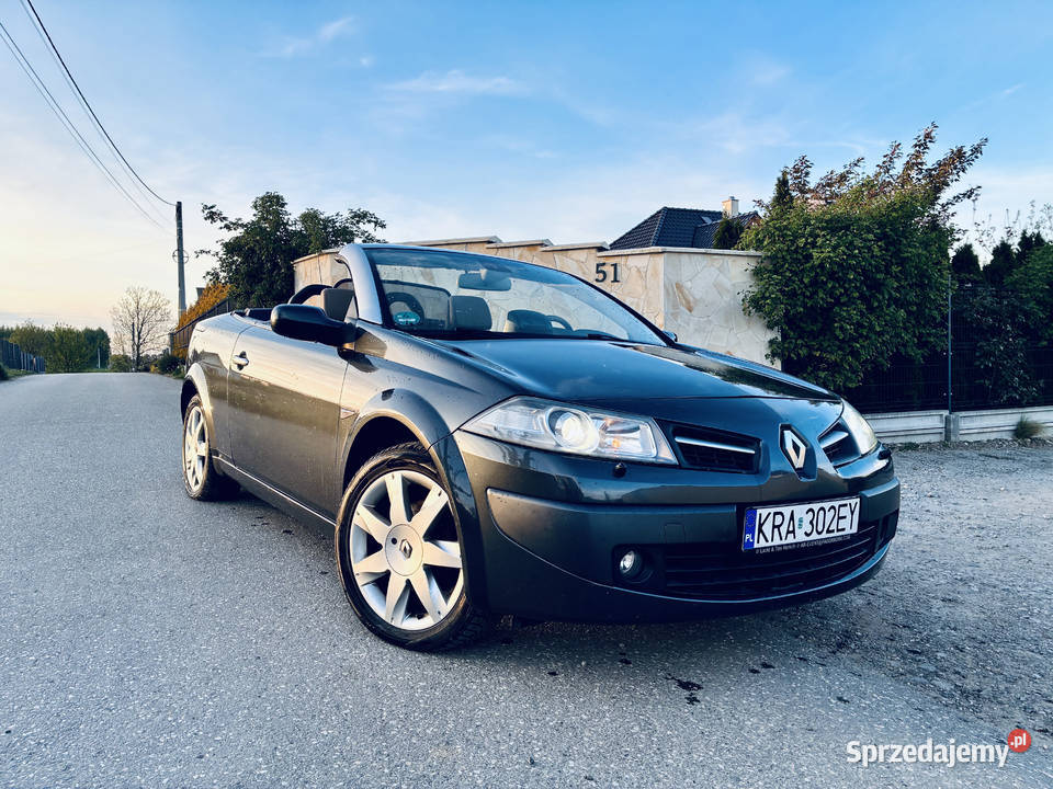 Megane CC Bananowe skóry szklany dach stan 134KM małopolskie Pielgrzymowice