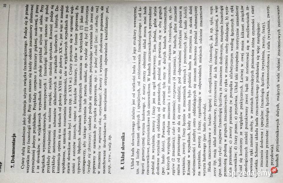 Słownik frazeologiczny języka polskiego Tom 12 Chełm sprzedam