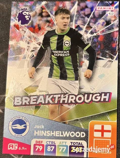 Panini karty piłkarzy Premier League 2025 Kraków