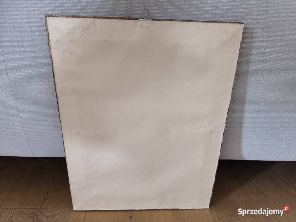 Piękny obraz przedstawiający portret kobiety Łódź