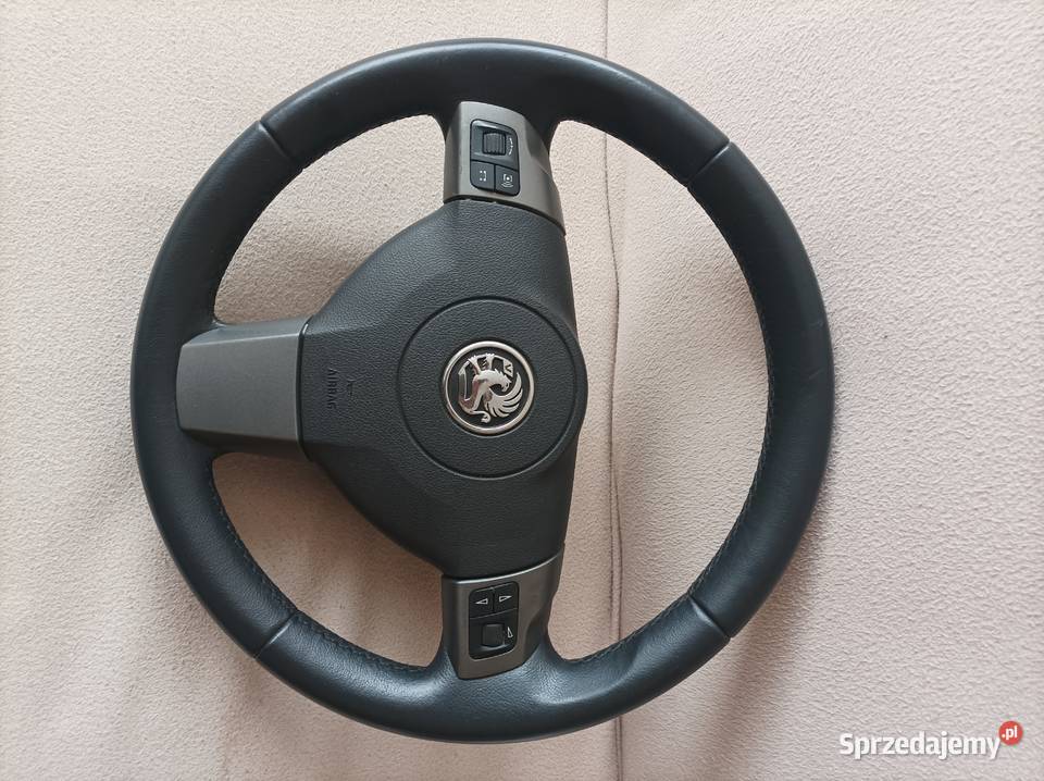 Skórzana kierownica wielofunkcyjna opel Vectra C osobowe Stronie Śląskie