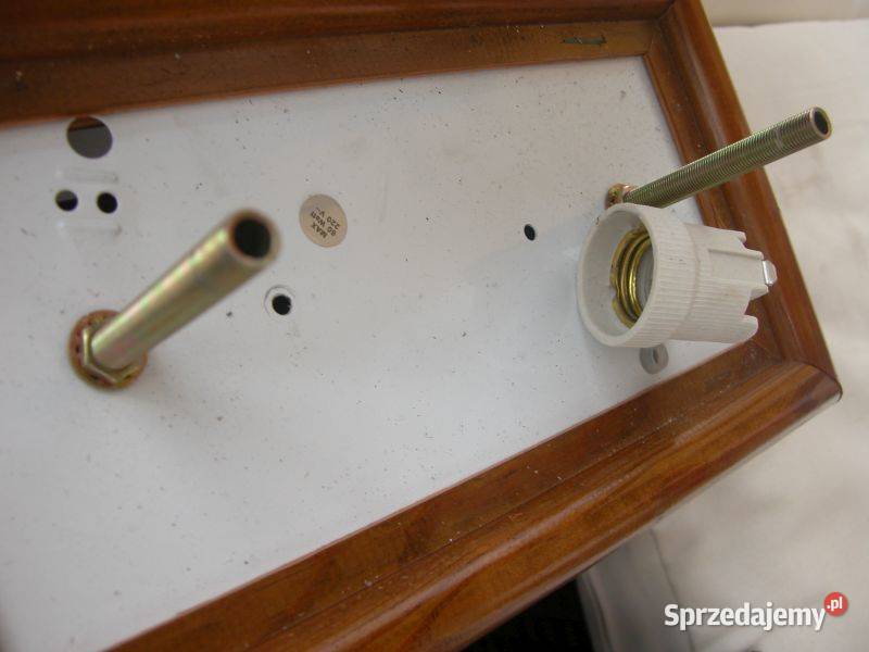 kinkiet plafon drewno i szkło Gorzów Wielkopolski