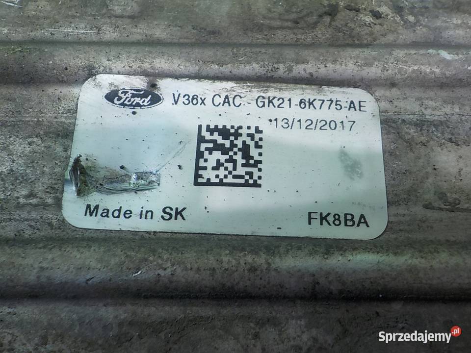 FORD TRANSIT CUSTOM I 20 TDCI 17r 5D intercooler osobowe Suków