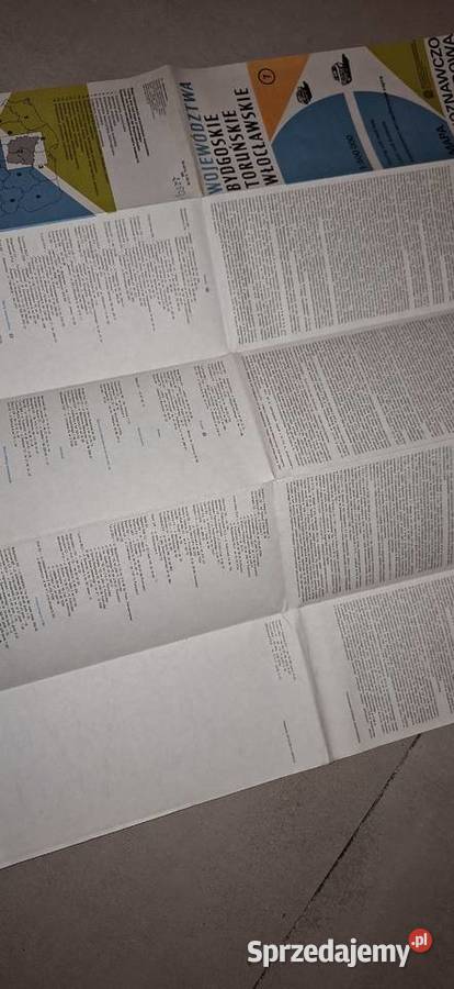 Mapa KrajSam 1976 Województwa Bydgoskie Łęczyca