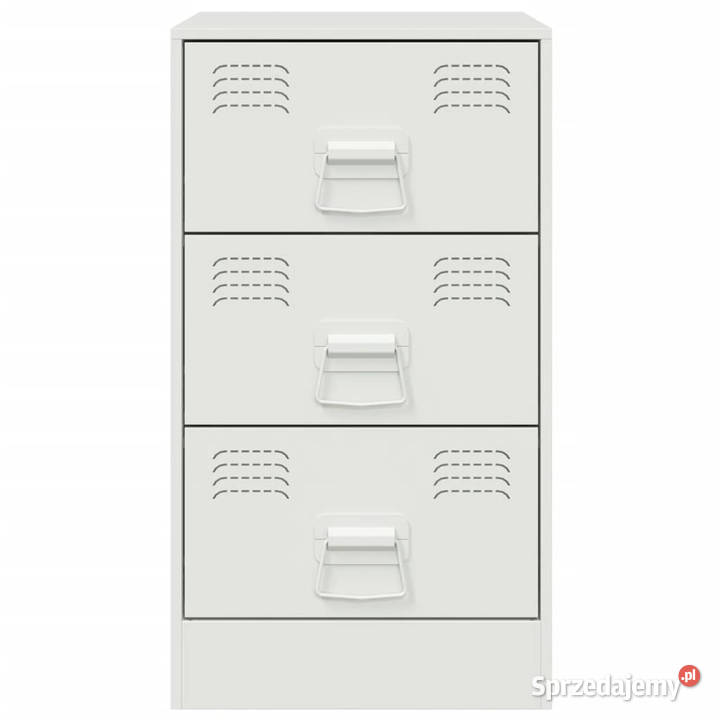 Szafka nocna biała 345x39x62 stal WM841785 Warszawa