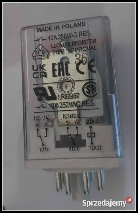 Relpol R152012235110WT 110V 5060Hz śląskie Dąbrowa Górnicza