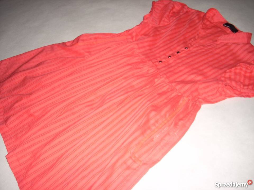 VERO MODA sukienka tunika bawełna stójka XS S czerwony Moda i Styl Nowy Sącz