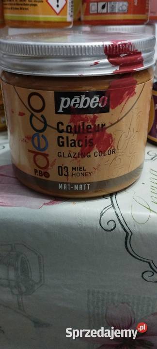 farba pebeo 150ml kolor 03 honey Malarstwo Zamość sprzedam