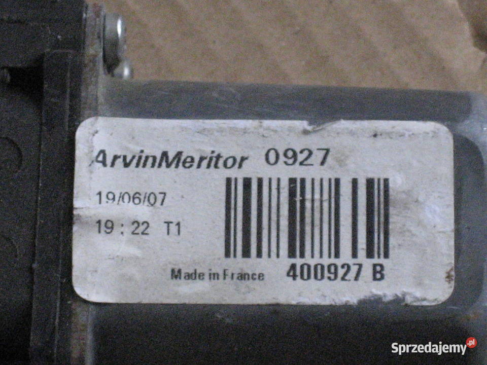 Podnośnik szyby lewy przód Nissan Note 400927B mechanizmy opuszczania szyb wielkopolskie
