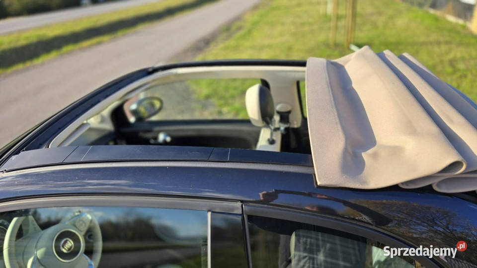 Fiat 500 500 C Cabrio Śliczny Dolcevita 37 czujnik deszczu mazowieckie Karczew sprzedam