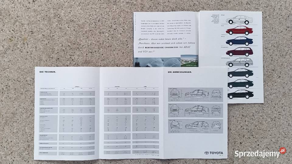 TOYOTA Carina E Prospekt