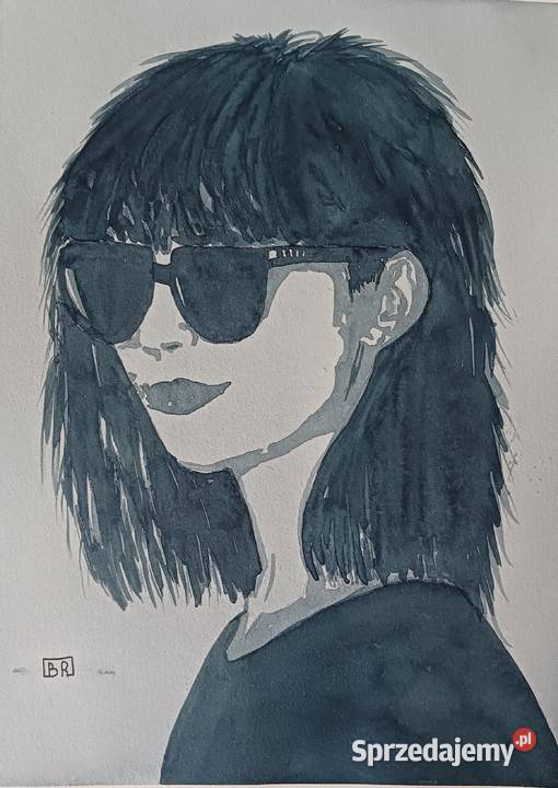 Akwarela Obraz KOBIECE TAJEMNICE 19 X 26 mazowieckie Warszawa