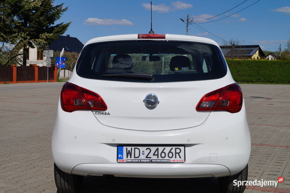 OPEL CORSA E 14 90 GAZ Fabryczny Salon 2x PDC Motoryzacja podkarpackie Rzeszów