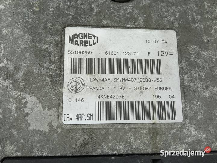 fiat panda 2 alternator magneti marelli 12v 65a podkarpackie Przemyśl