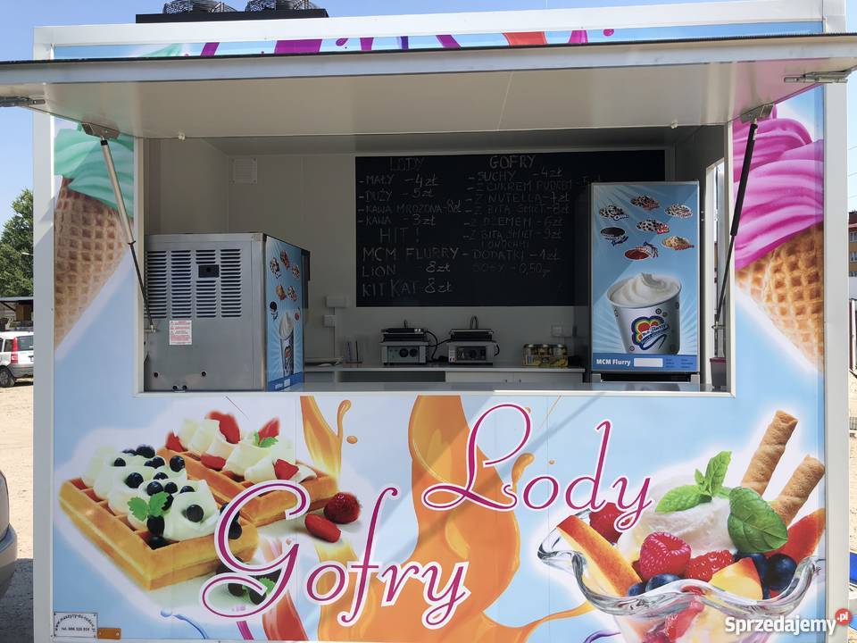 Przyczepa Gastronomiczna Maszyny Do Lodów lubuskie Zielona Góra sprzedam