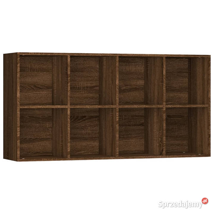 Regał na książki brązowy dąb 66x30x130 WM815251 Warszawa