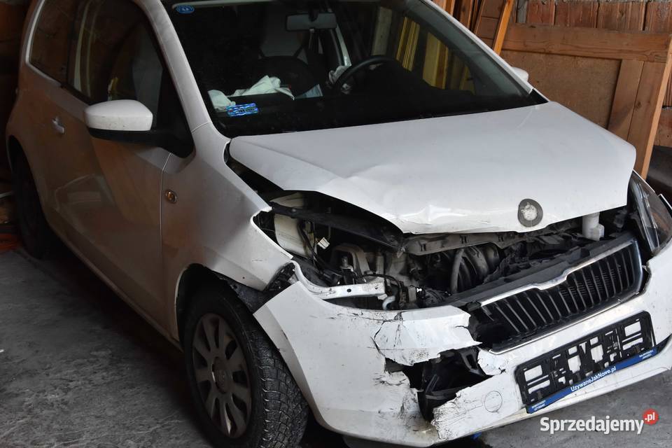 Skoda Citigo 10 2014 r 60 uszkodzona uszkodzony Citigo Wołomin