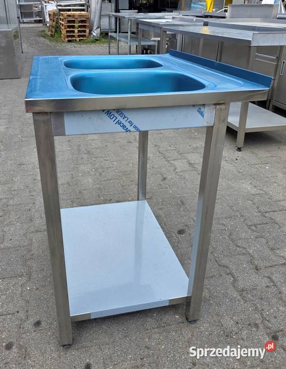 Zlew 2 Komorowy z Półką Folia 806085 M1705 N Gastronomia Nowe Skalmierzyce