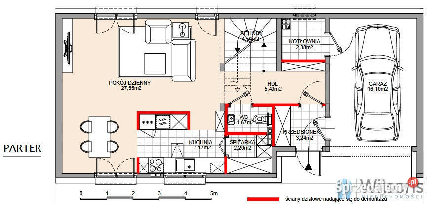 Dom szeregowy 13734m2 Halinów Północna 235m2