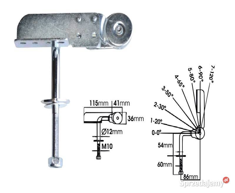 Mechanizm zagłówka 610 LONG Gniezno sprzedam