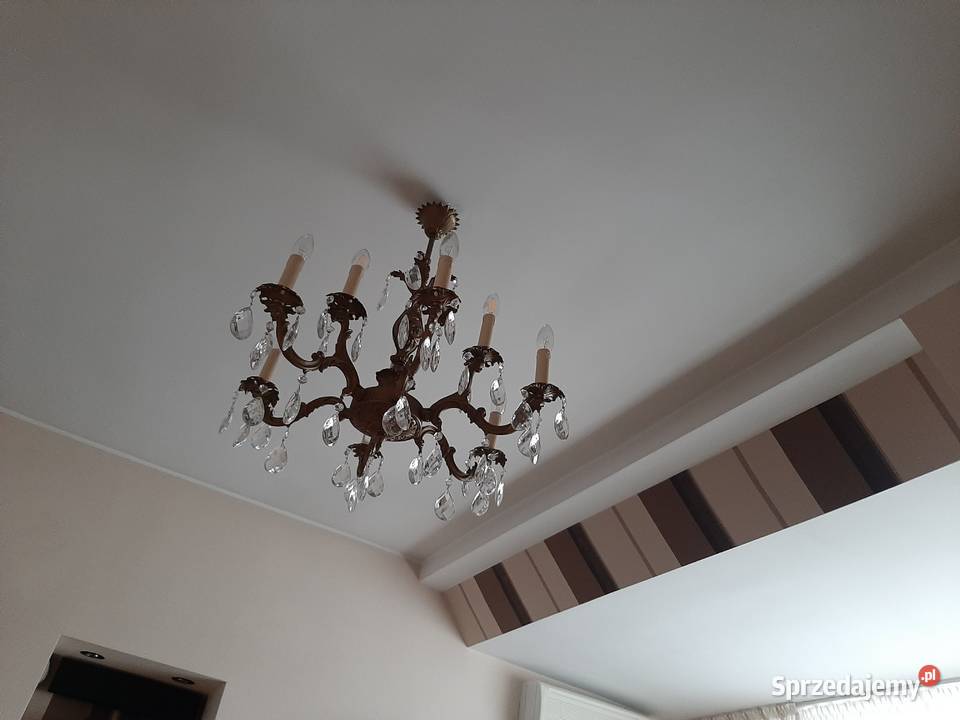 Żyrandol dwupoziomowy 6ramienny Gdańsk