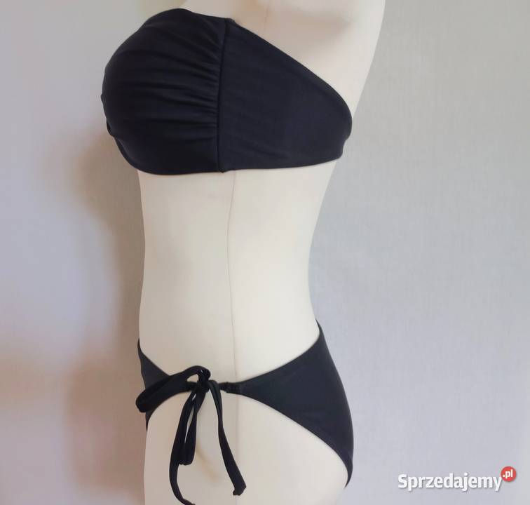 Strój Kąpielowy czarny Dwuczęściowy Bikini r 40 Białystok sprzedam