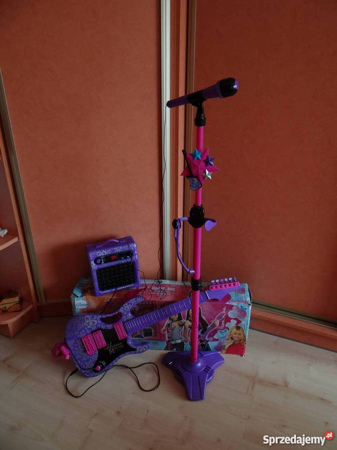 Okazja idealny zestaw estradowy Hannah Montana Plastik  Dąbrowa Tarnowska sprzedam