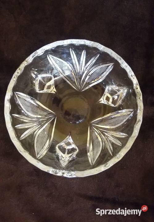 Szklana miseczka na nóżkach wys7 x szer12Misa Łódź