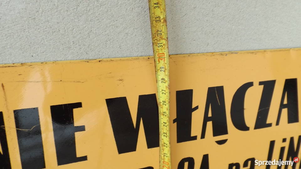 Stare tablice ostrzegawcze z prlu 4 warmińsko-mazurskie