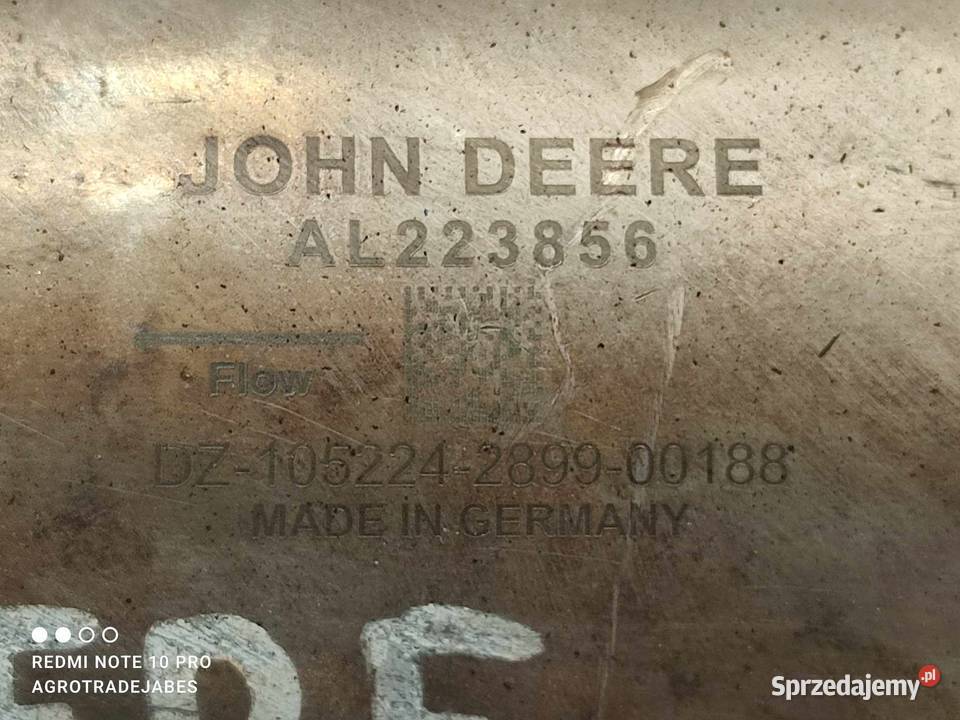 DPF John Deere 6175R AL223856 Wilkowo