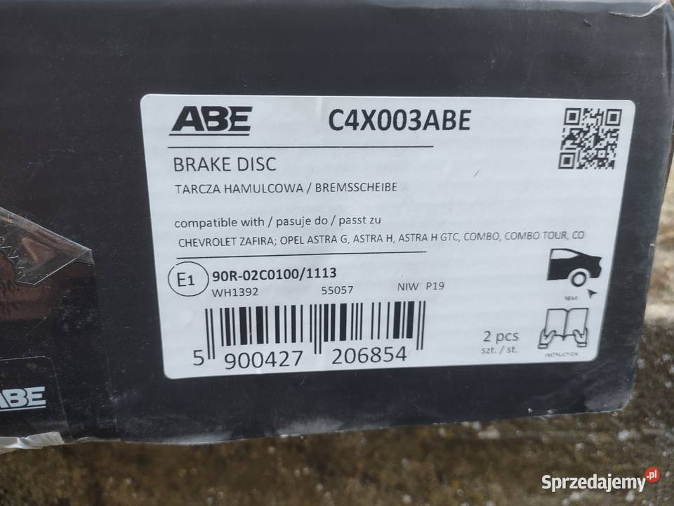 Tarcze C4X003ABEABE Buk